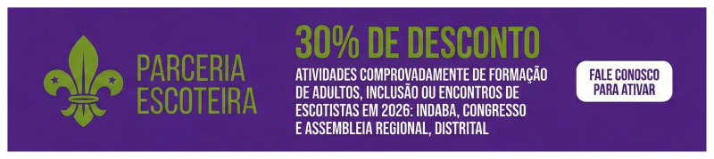 Promoção 30% Parceria Escoteira